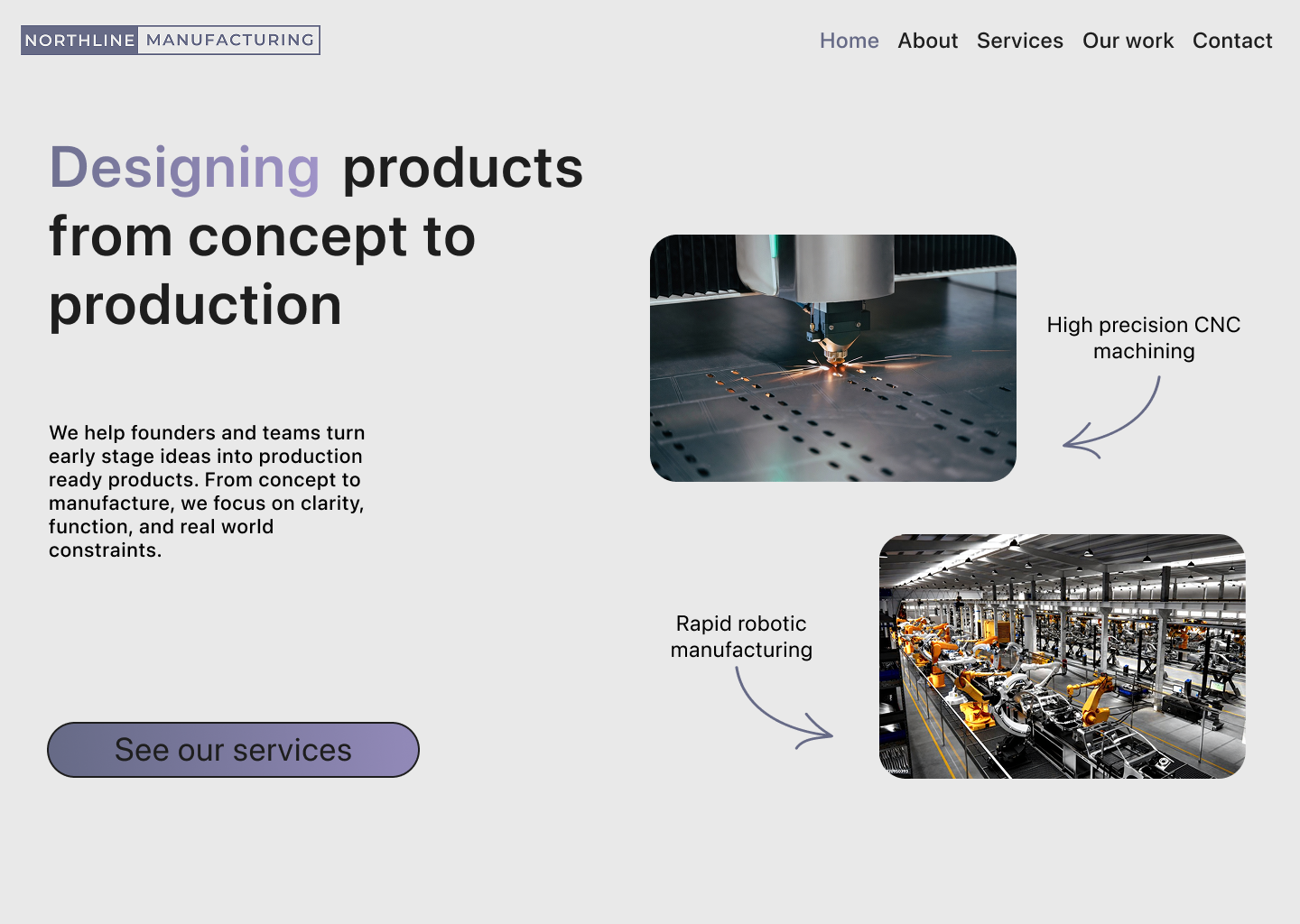 Northline Website Screenshot